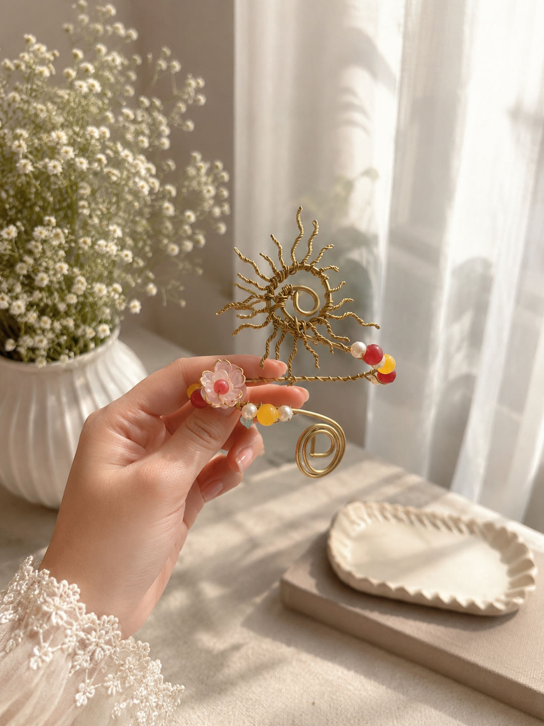 Solar Bloom Arm Cuff
