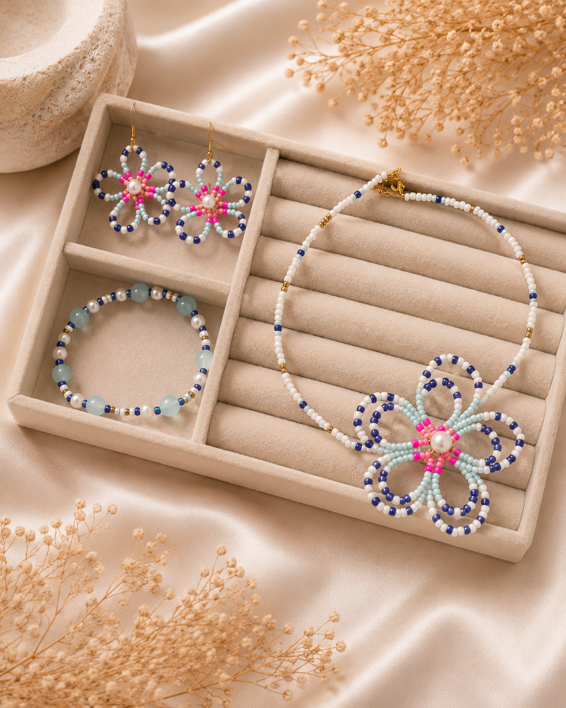 Bloom Beaded Jewelry Set
