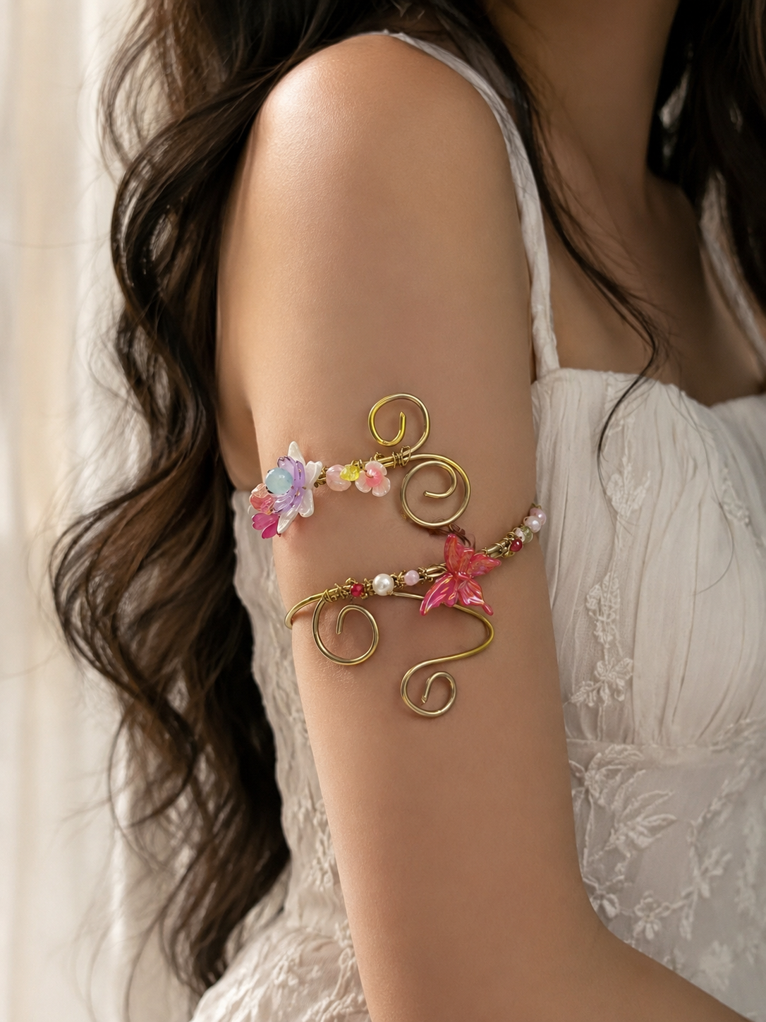 Blossom Flutter Arm Cuff