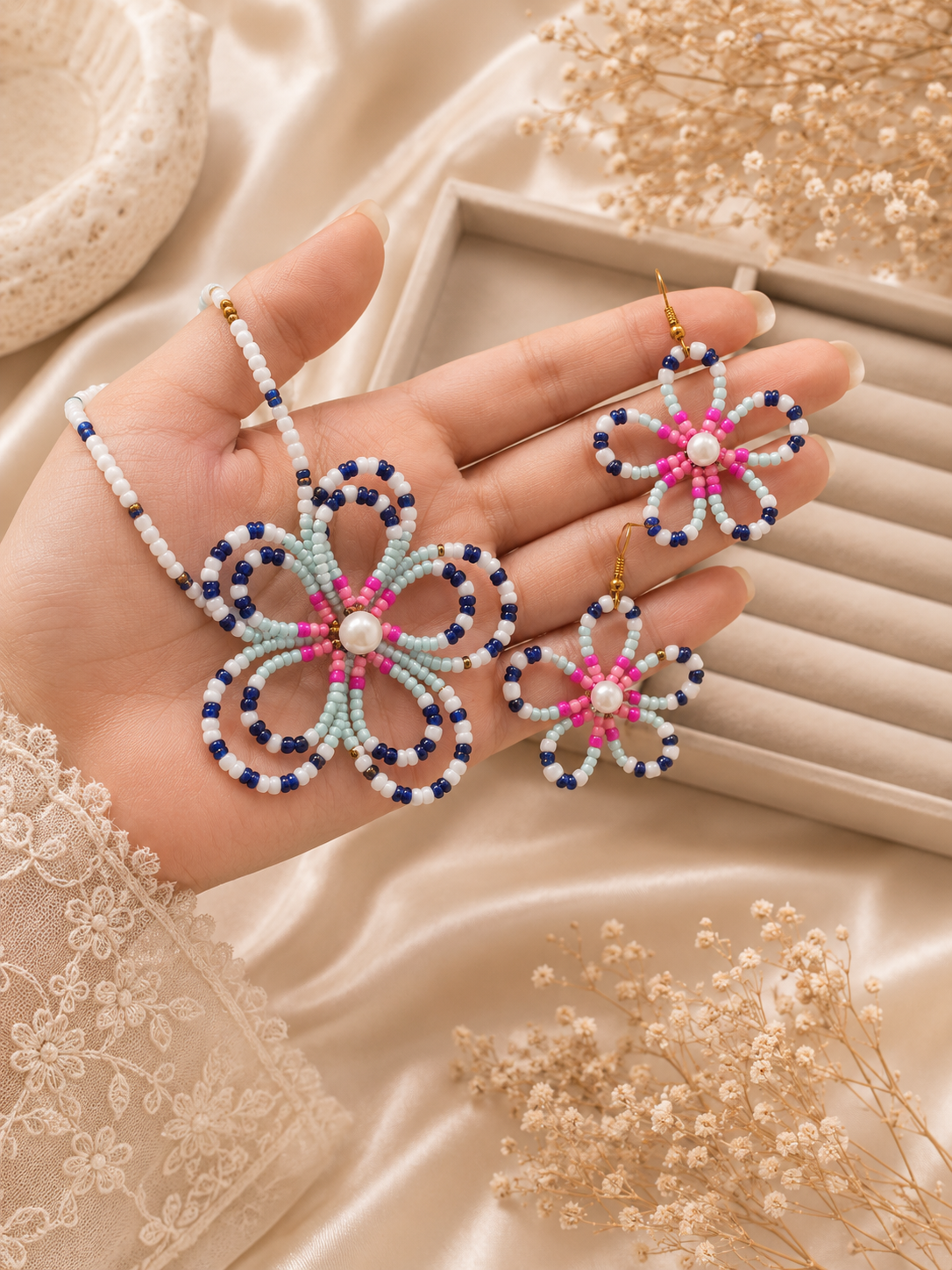 Bloom Beaded Jewelry Set