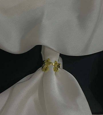 Golden Bloom Duo Ring