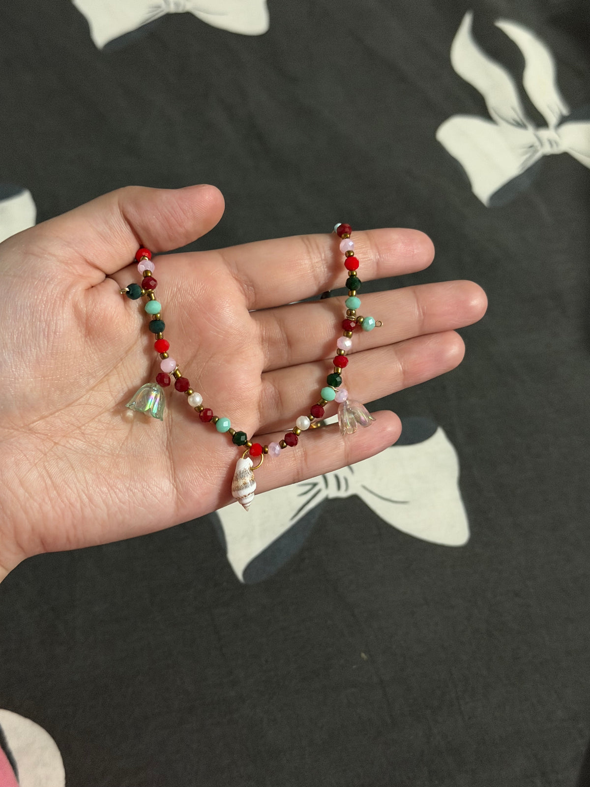 Garden Glow Beaded Necklace