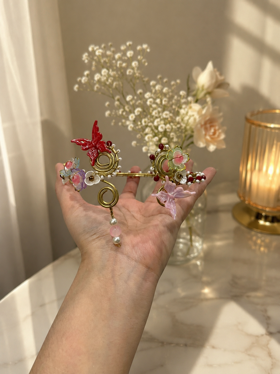 Flutter Bloom Statement Neckpiece