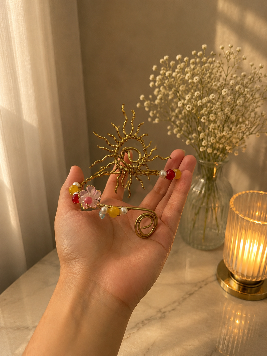Solar Bloom Arm Cuff